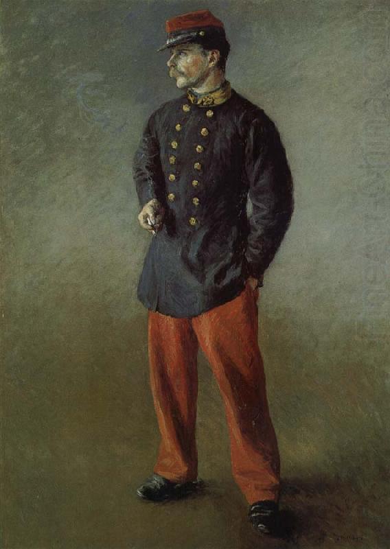 Gustave Caillebotte Soldier china oil painting image